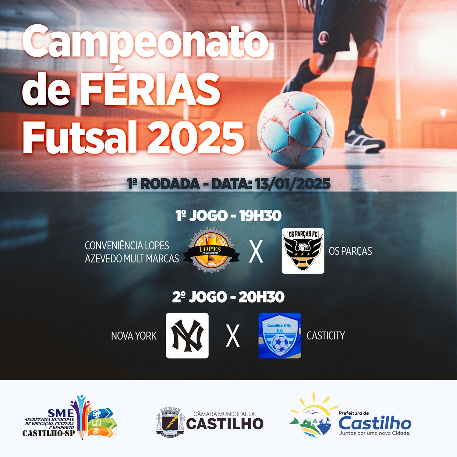 Campeonato de Férias começa na próxima segunda, com 12 equipes disputando o título