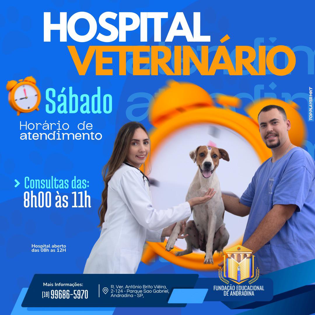 Hospital Veterinário passa a atender aos sábados