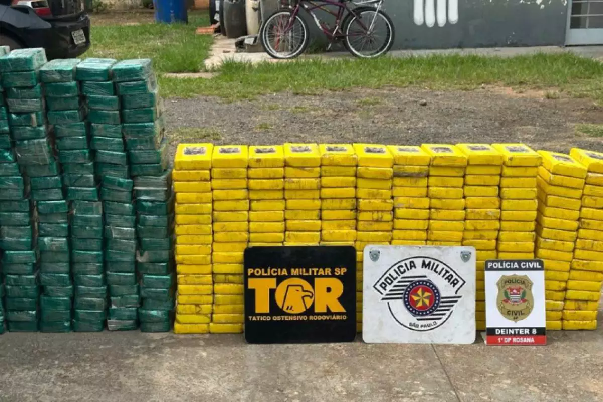 Polícia apreende quase 700 kg de drogas em rodovia do interior