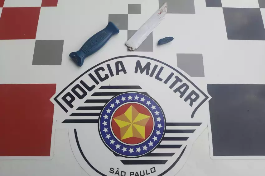 Homem agride mulher com faca e acaba preso em Castilho