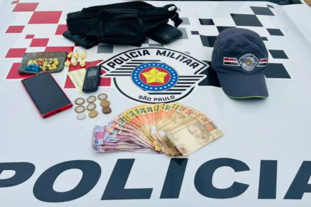 Mototaxista de 57 anos é preso por tráfico de drogas em Andradina