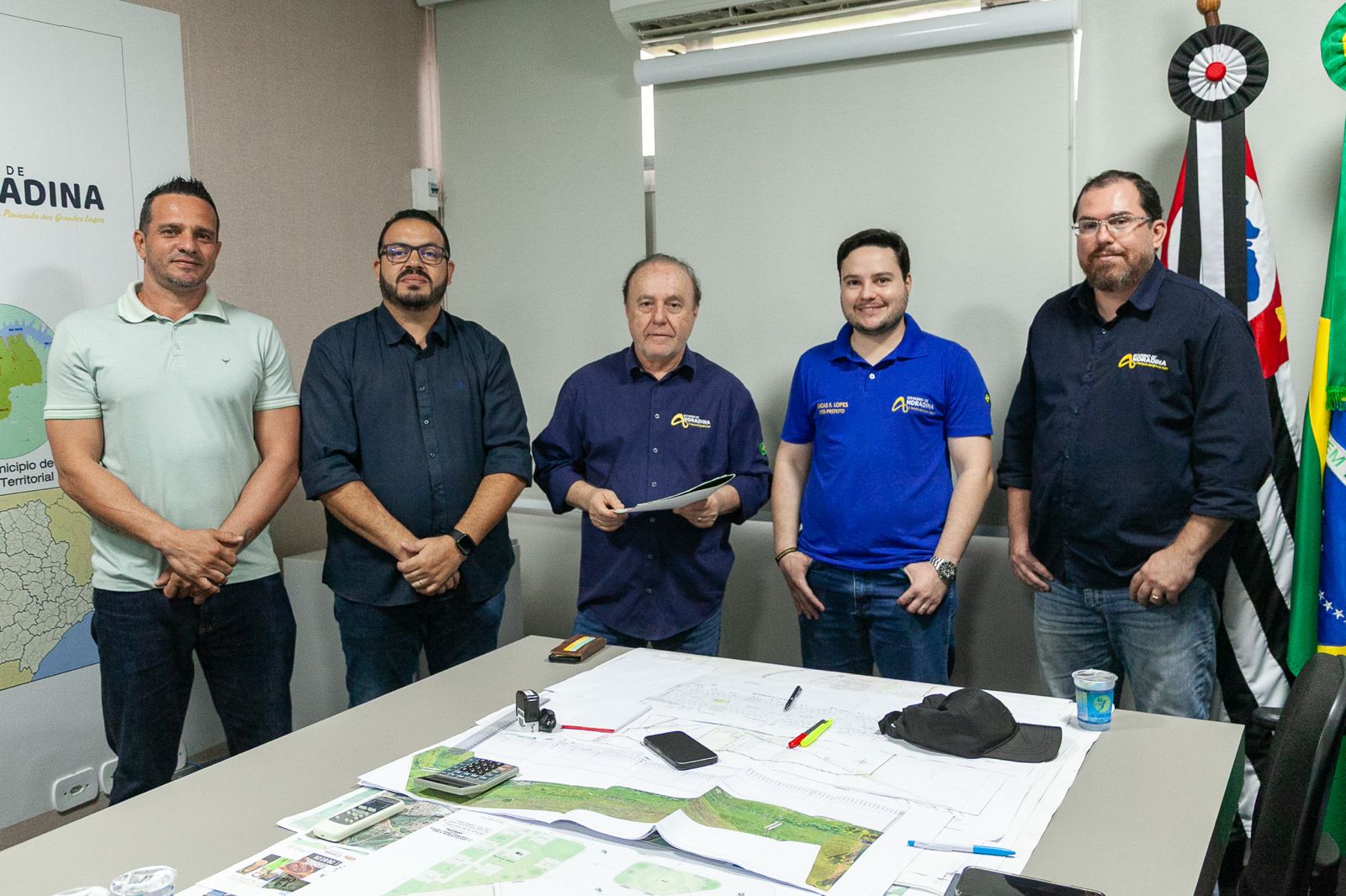 Prefeitura de Andradina assina convênio e discute cooperação com o Itesp