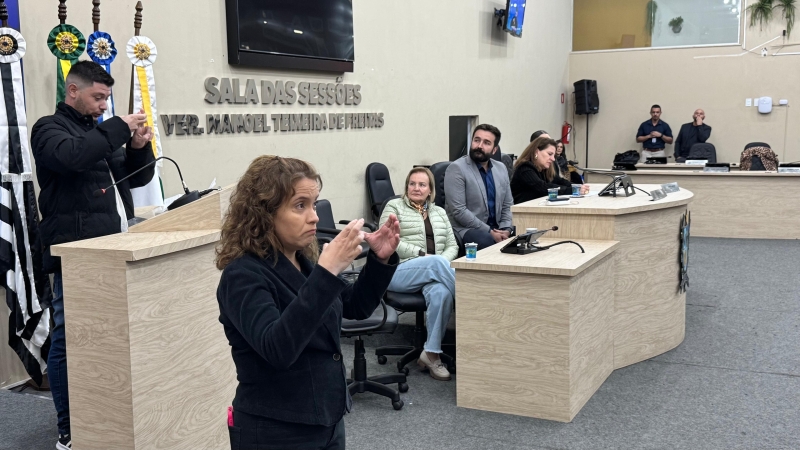 Audiência na Câmara de Andradina debateu dificuldades enfrentadas pela comunidade surda