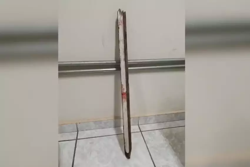 Homem é preso após espancar companheira com pedaço de pau