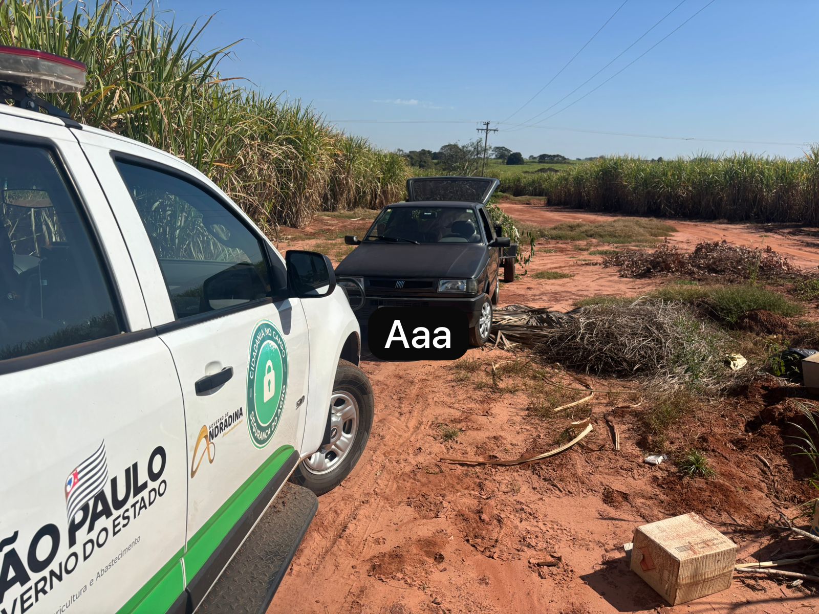 Flagrante: Descarte irregular de lixo repreendido pela prefeitura de Andradina
