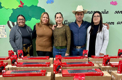 Prefeitura de Nova Independência faz entrega de equipamentos para a Educação