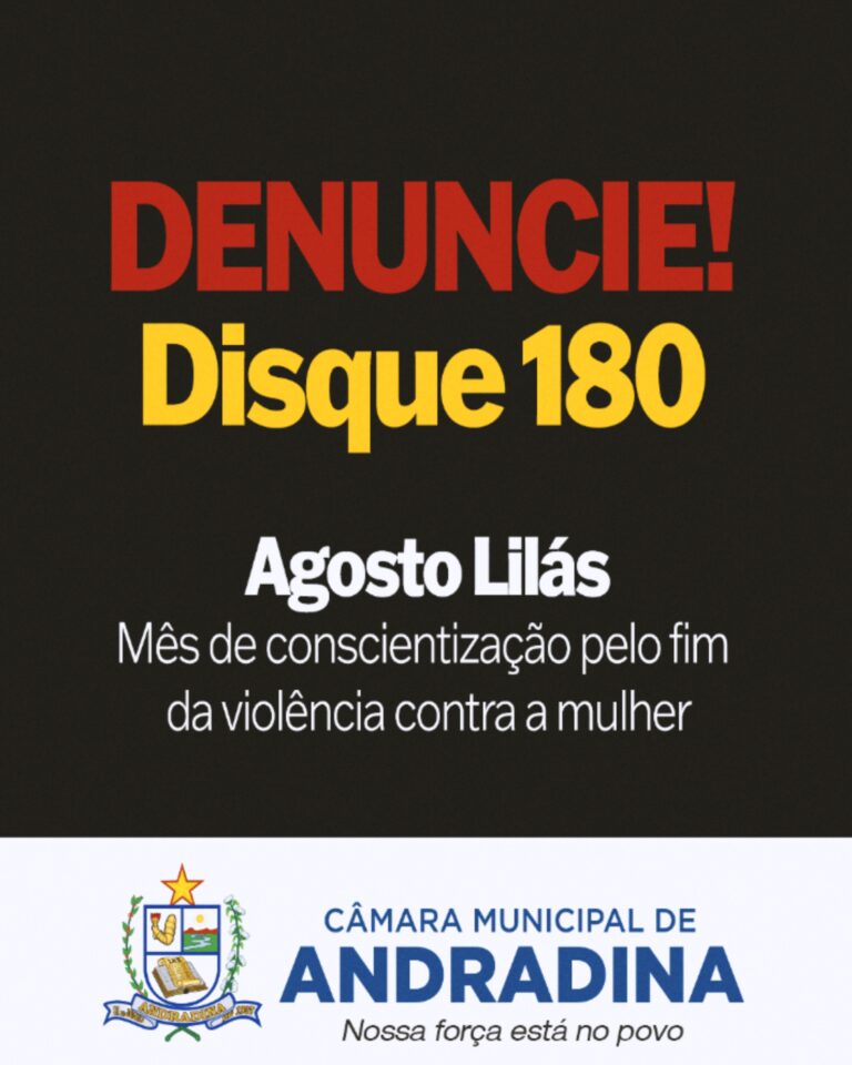 Agosto lilás câmara municipal de andradina e independente online