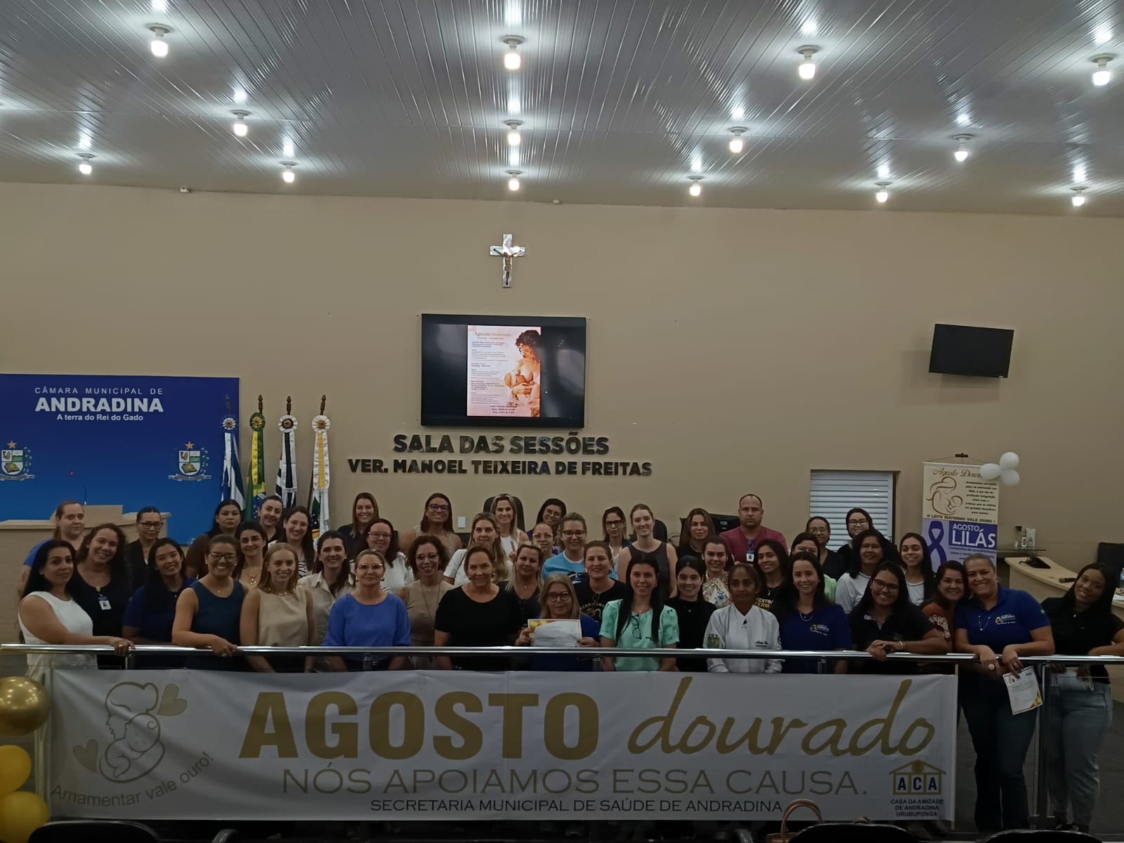 Agosto Dourado: Campanha mobilizou centenas de mães sobre a importância da amamentação