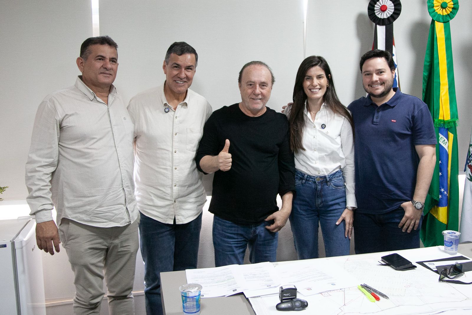 Silas Carlos recepciona deputados em Andradina: Parcerias que fazem a diferença
