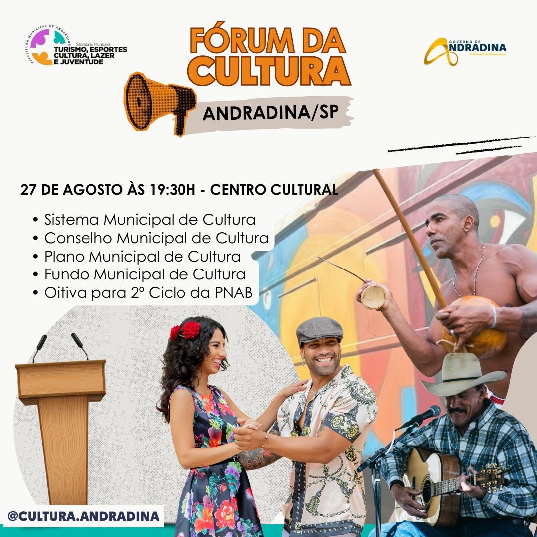 Andradina realiza Fórum Municipal de Cultura