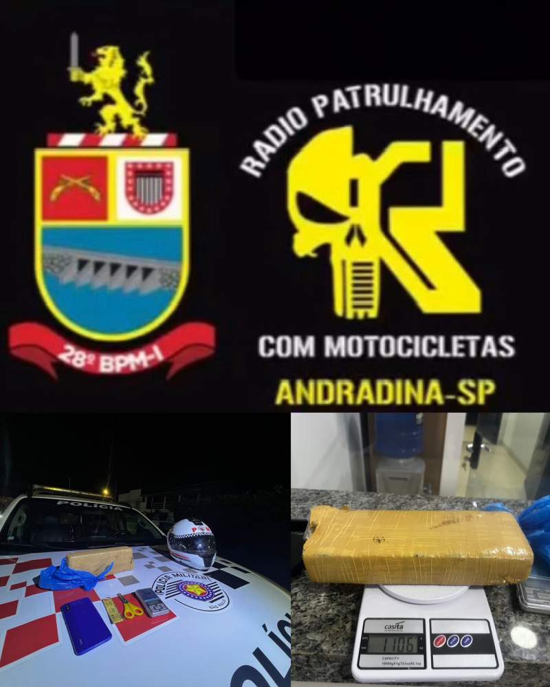 Jovem é preso por tráfico de drogas em Andradina