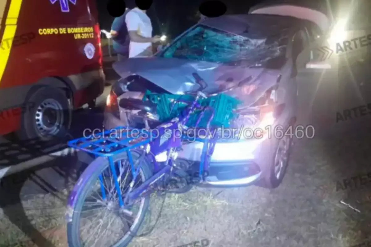 Ciclista de 73 anos morre atropelado na Rondon em Araçatuba