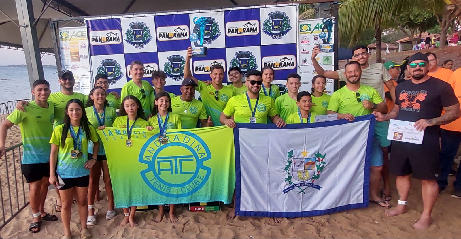 Natação Andradinense é Tetra- Campeã na 58ª Travessia do Rio Paraná a Nado