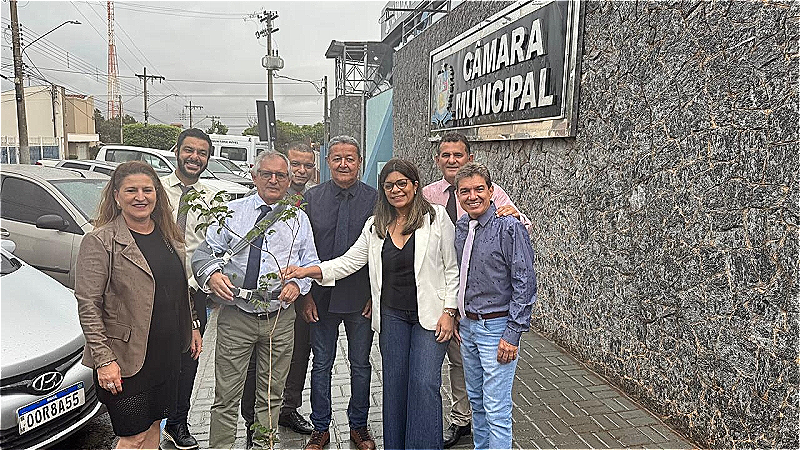 Câmara de Andradina marca início da primavera com plantio de ipês
