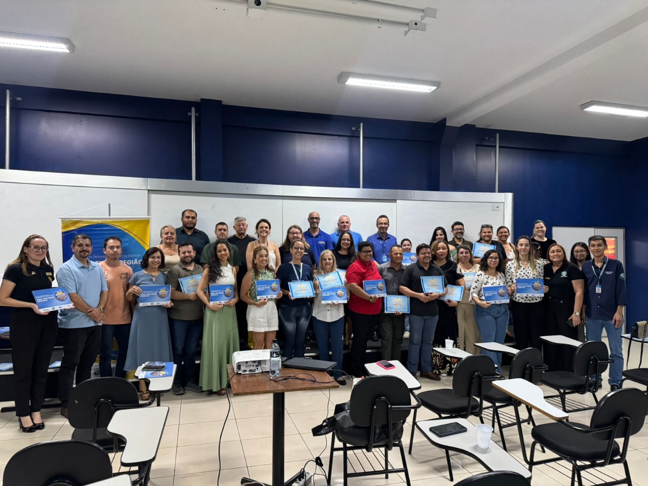 Empresários de Andradina recebem certificado do Programa Selo Bem Receber 2025