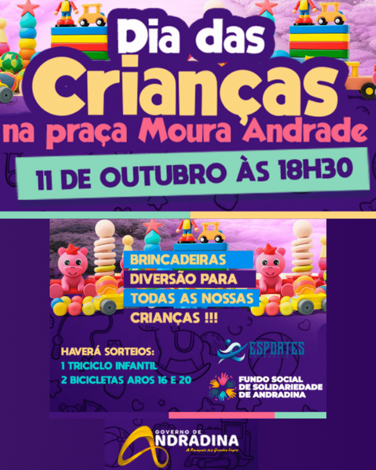 Dia das crianças Andradina SP