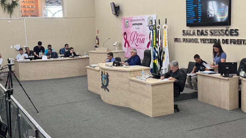 Legislativo de Andradina aprova diversos projetos na 34ª Sessão Ordinária
