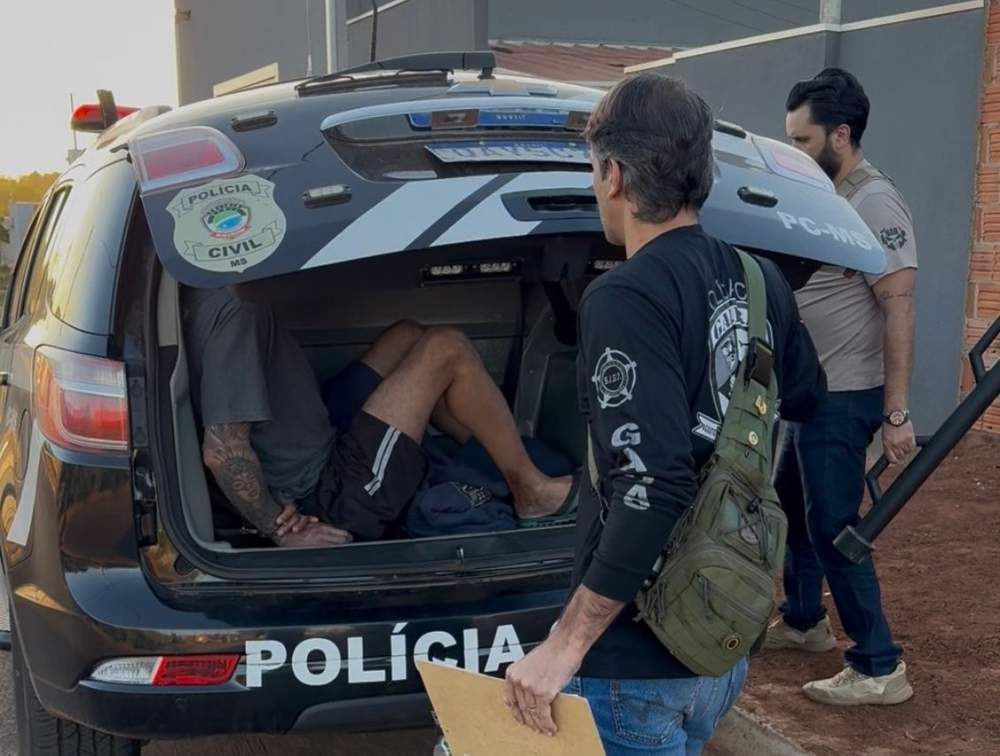 Polícia Civil de Mato Grosso do Sul prende suspeito de tentativa de homicídio em Ilha Solteira