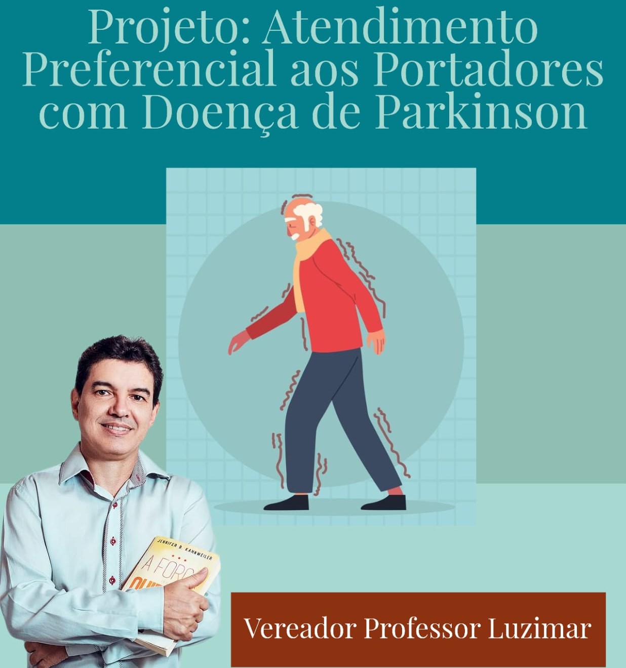 Vereadores derrubam veto e projeto sobre atendimento preferencial a pessoas com Parkinson volta ao executivo andradinense