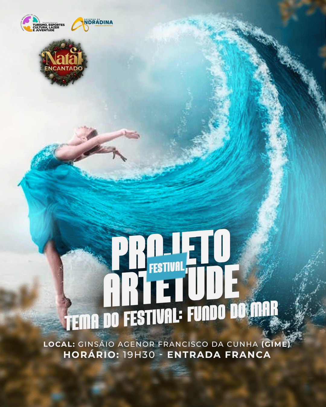 Projeto Artetude realiza grande festival de danças com o tema “Fundo do Mar” nesta sexta-feira (28)