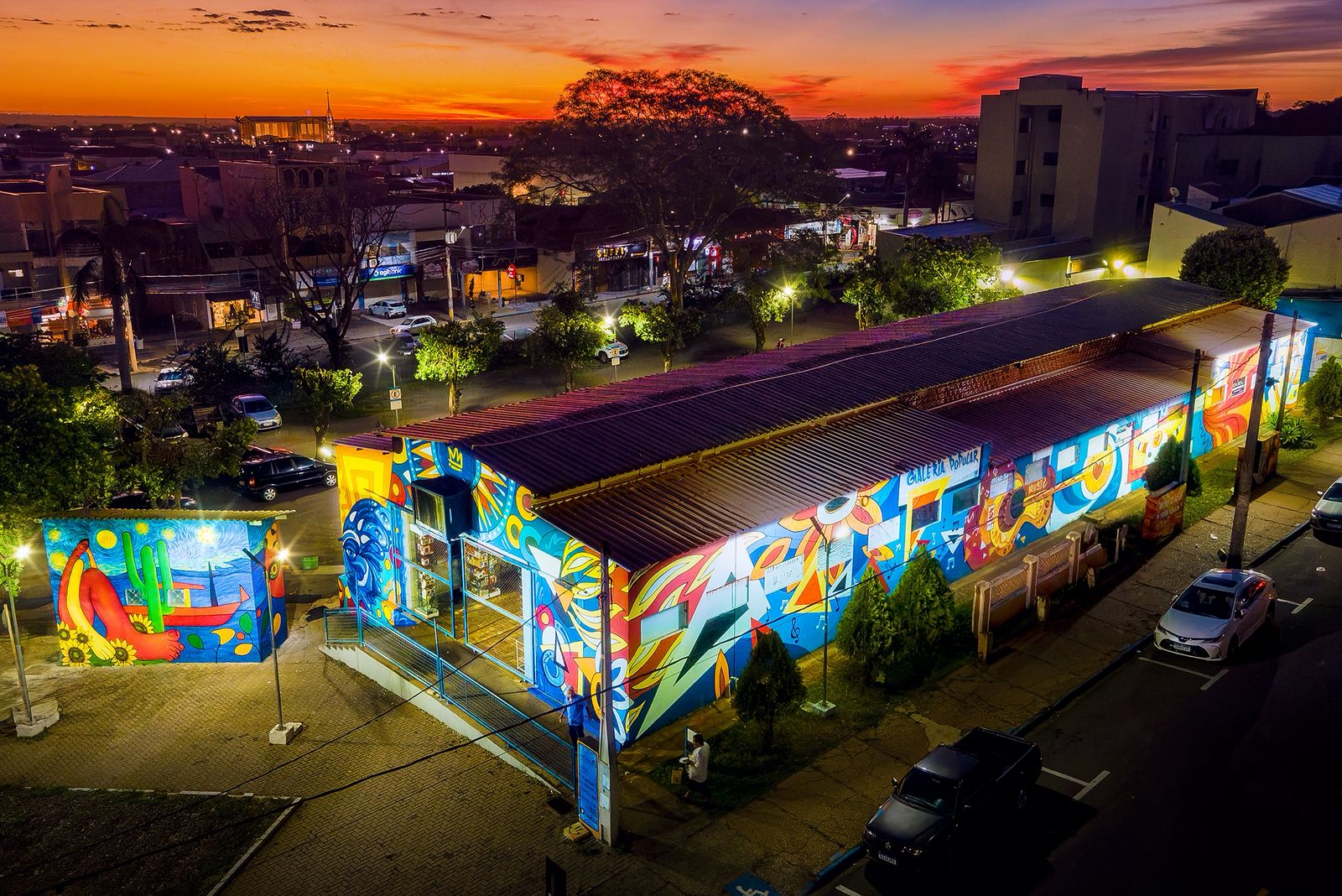 Camelódromo de Andradina recebe pintura temática e se transforma em novo ponto cultural