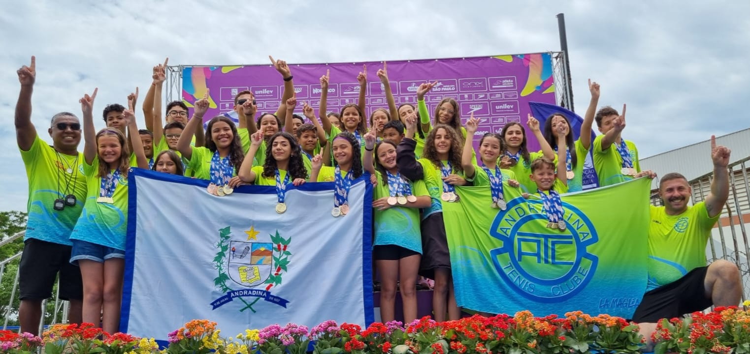 Natação andradinense é a grande campeã da Copa São Paulo e destaque em Votuporanga com 47 medalhas