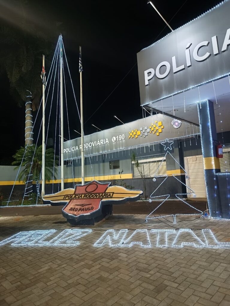 Base da PM Rodoviária inicia campanha Natal Iluminado 2025