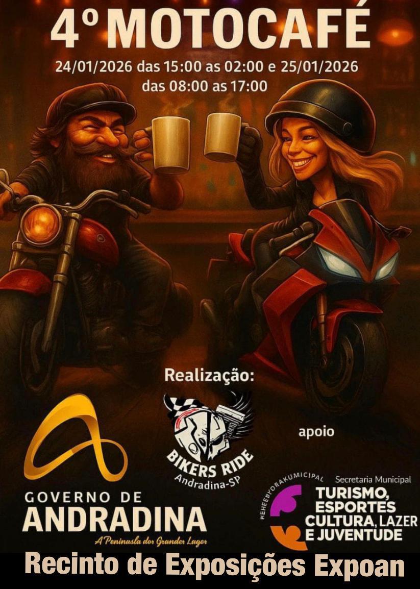 Andradina no Mapa Nacional: 4º Moto Café Promete Atrair Milhares de Visitantes e Agitar a Economia Local
