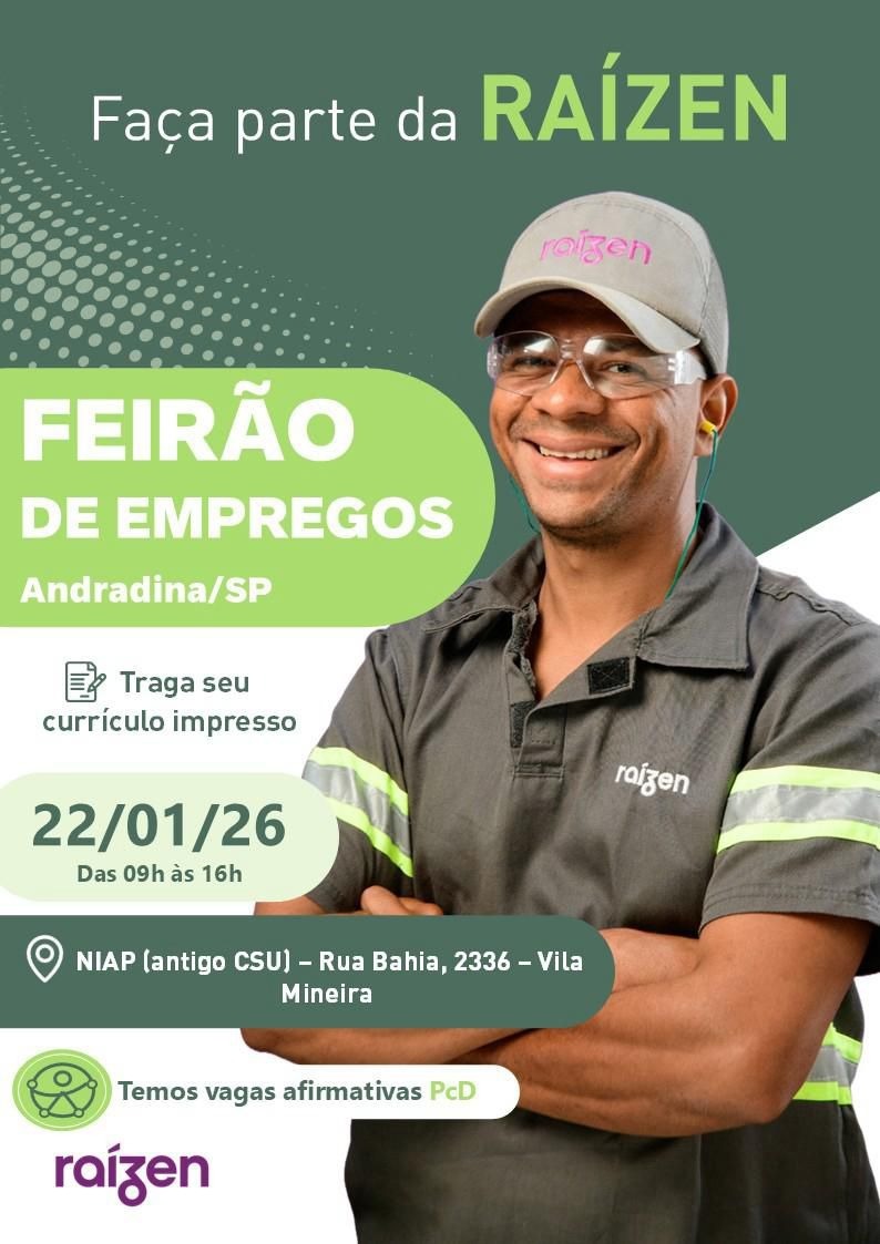 Feirão de Empregos da Raízen será realizado amanhã no CSU
