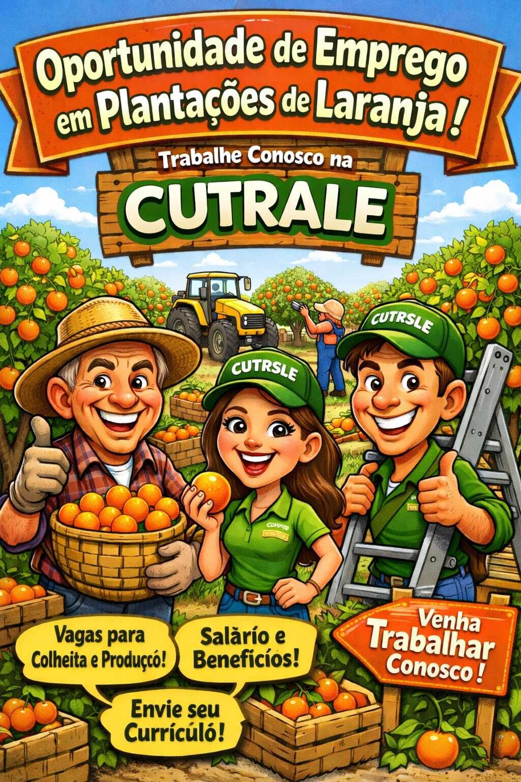 Cutrale promove mutirão com 102 vagas de emprego em Andradina