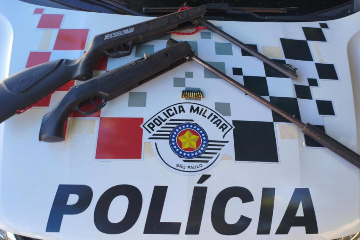 Polícia Militar prende homem por porte ilegal de arma após ameaça