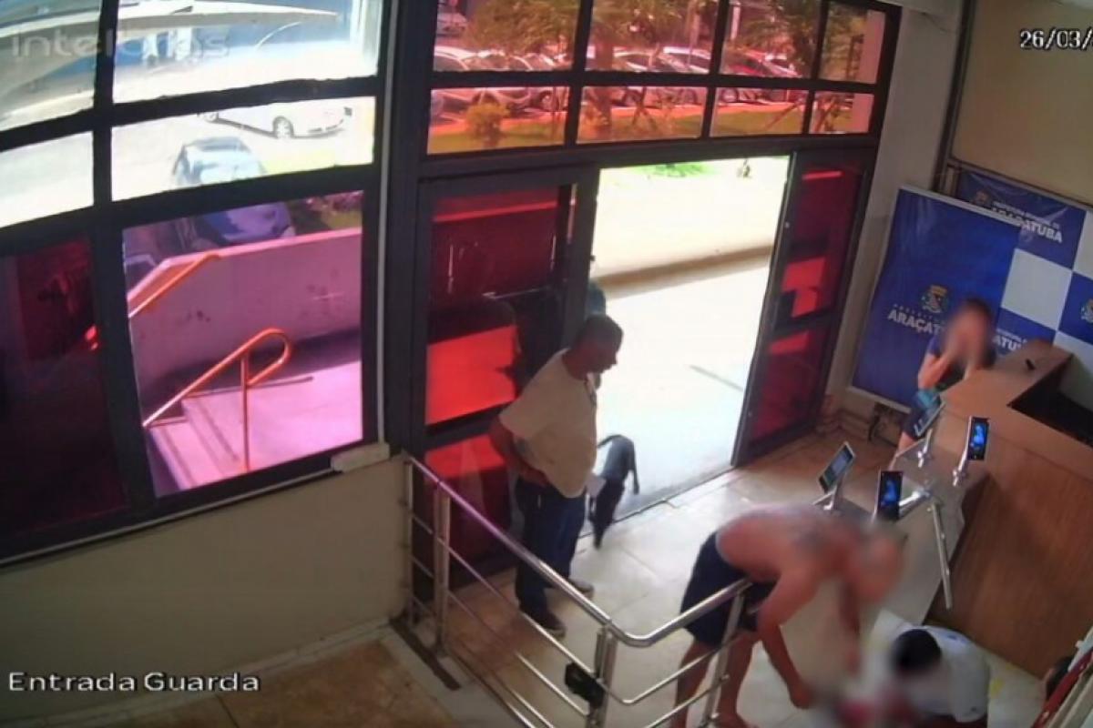 Desespero e alívio: guarda salva bebê engasgada em Araçatuba