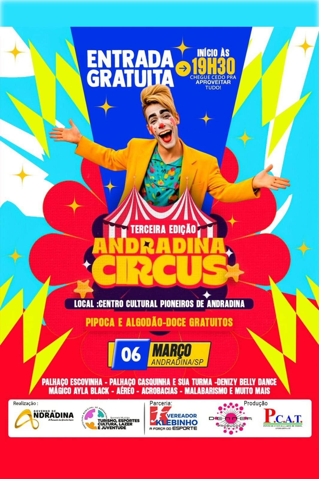 Andradina Circus chega à 3ª edição com atrações para toda a família