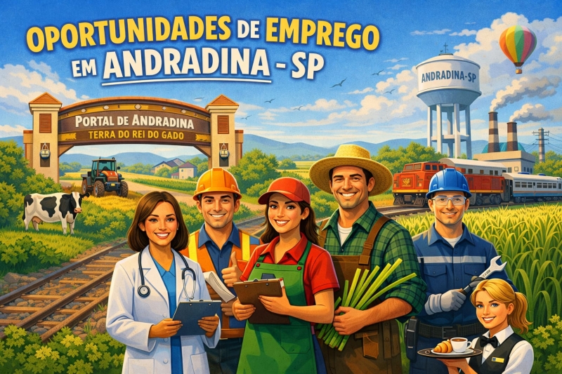 PAT de Andradina divulga novas vagas de emprego em diversas áreas