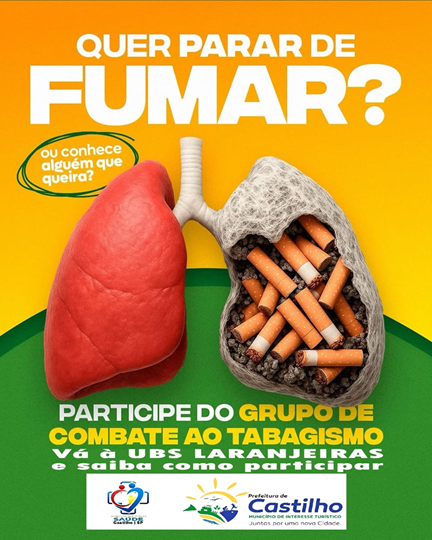 SAÚDE E SUPERAÇÃO: UBS Laranjeiras de Castilho lança grupo de apoio gratuito para Combater o Tabagismo