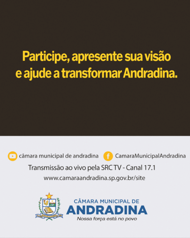 Câmara Municipal de Andradina SP Paceria O Independente Online