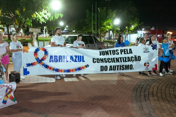 Caminhada pelo Mês do Autismo mobiliza comunidade em Andradina