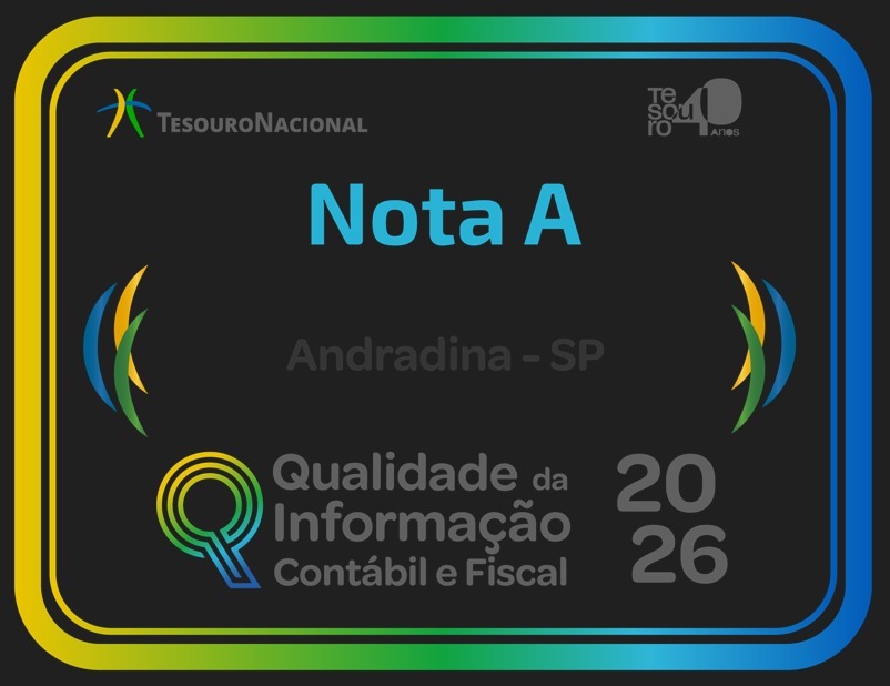 Andradina recebe Nota A no Ranking da Qualidade da Informação Contábil e Fiscal