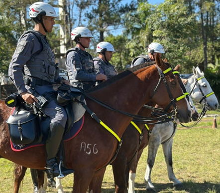 Cavalaria da PM vai estar no Desfile de Aniversário de Andradina