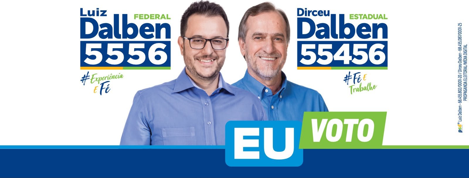 Dirceu Dalben e Luiz Dalben colocam experiência e trabalho em favor de Andradina e região