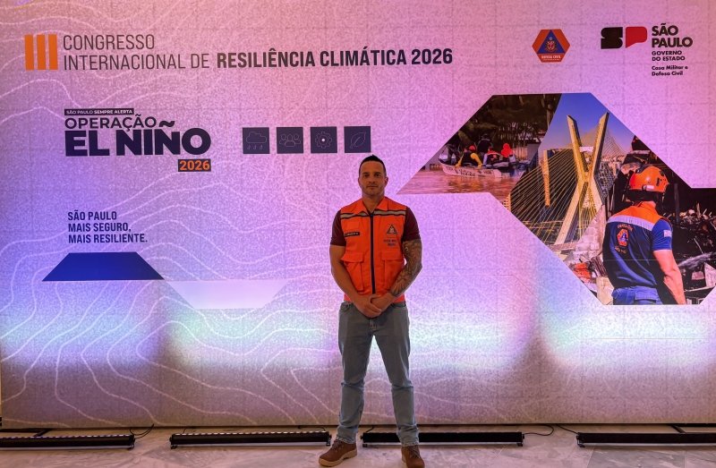 Defesa Civil de Andradina participa do III Congresso Internacional de Resiliência Climática em São Paulo