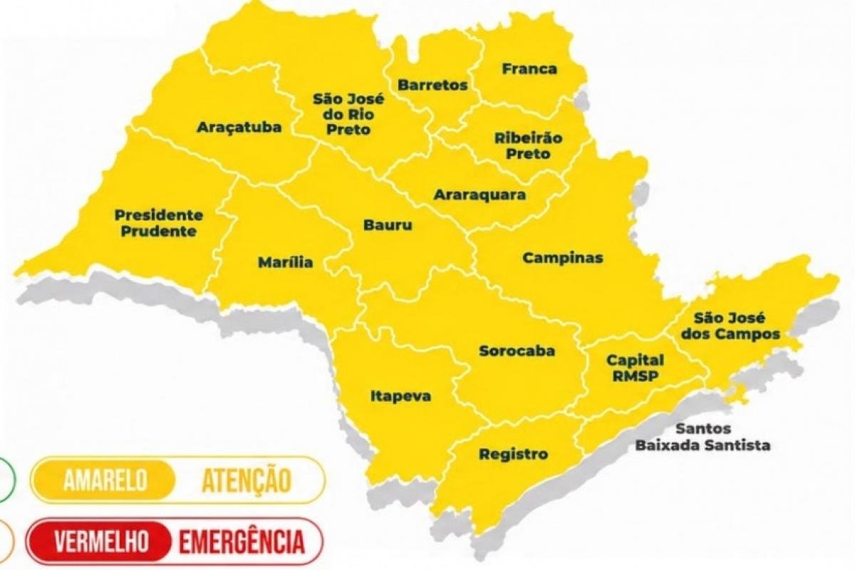 Defesa Civil coloca Estado em atenção para chuvas até sábado