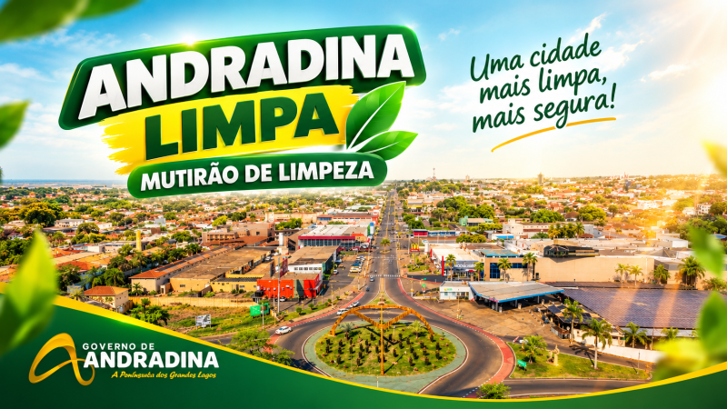 Mutirão Andradina Limpa retoma atividades e reforça combate à dengue e a escorpiões