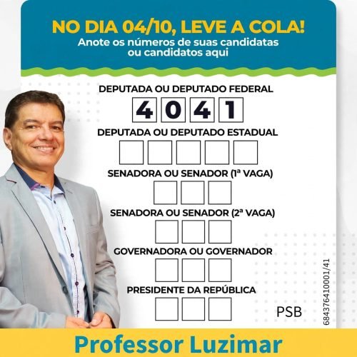 Professor Luzimar intensifica campanha para deputado federal e amplia apoio em Andradina e região