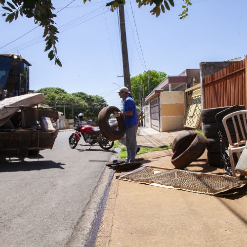 Andradina Limpa chega no bairro Gasparelli