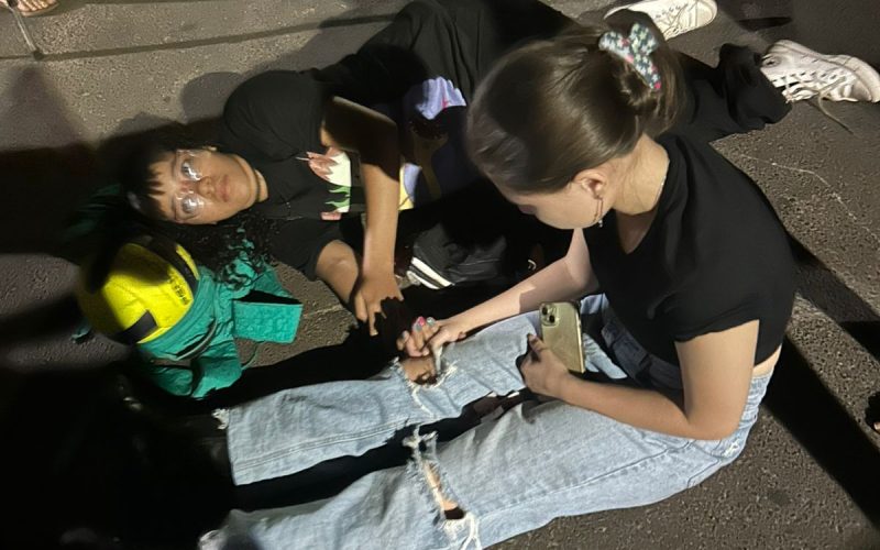 Andradina: Motorista foge após atropelar duas adolescentes