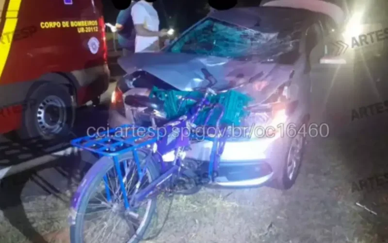 Ciclista de 73 anos morre atropelado na Rondon em Araçatuba