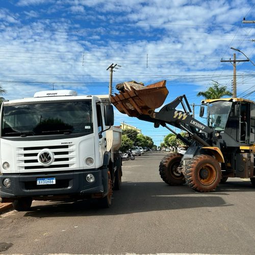Vila Botega recebe o Andradina Limpa 