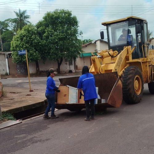 Andradina Limpa chega ao bairro Gasparelli