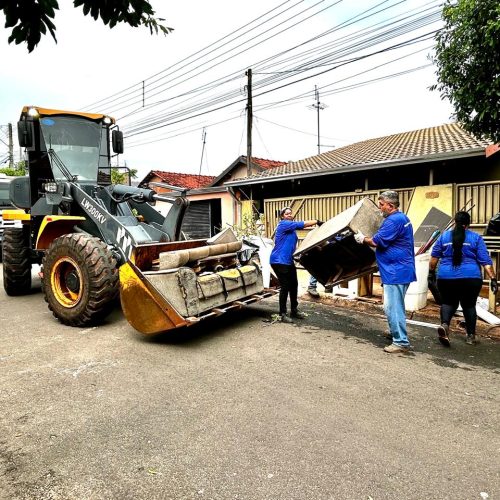 Prefeitura inicia mutirão “Andradina Limpa” na região mais populosa da cidade